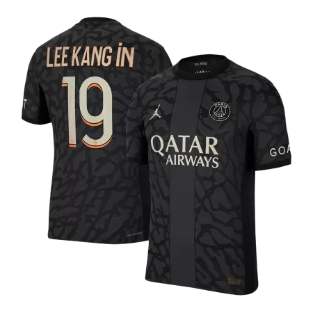 Men PSG LEE KANG iN #19 Third Away Player Version Jersey 2023/24 - buyjerseyshop.uk