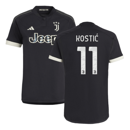 Men Juventus KOSTIĆ #11 Third Away Soccer Jersey Shirt 2023/24 - buyjerseyshop.uk