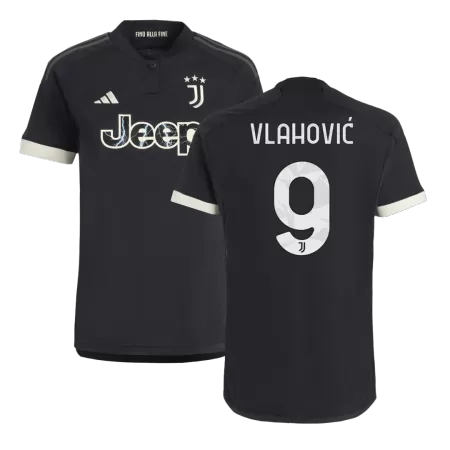 Men Juventus VLAHOVIĆ #9 Third Away Soccer Jersey Shirt 2023/24 - buyjerseyshop.uk