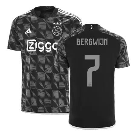Men Ajax BERGWIJN #7 Third Away Soccer Jersey Shirt 2023/24 - buyjerseyshop.uk