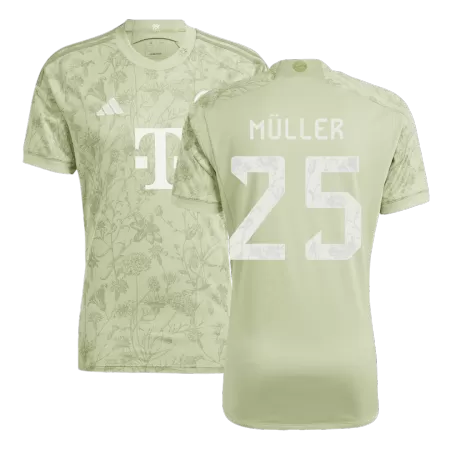 Men Bayern Munich MÜLLER #25 Soccer Jersey Shirt 2023/24 - buyjerseyshop.uk