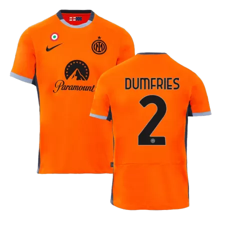 Men Inter Milan DUMFRIES #2 Third Away Soccer Jersey Shirt 2023/24 - buyjerseyshop.uk