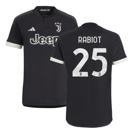 Men Juventus RABIOT #25 Third Away Soccer Jersey Shirt 2023/24 - buyjerseyshop.uk