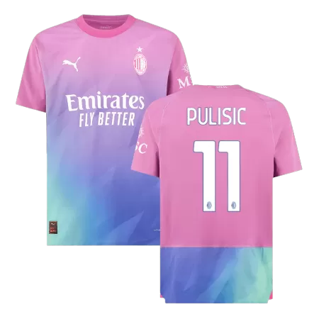 Men AC Milan PULISIC #11 Third Away Player Version Jersey 2023/24 - buyjerseyshop.uk