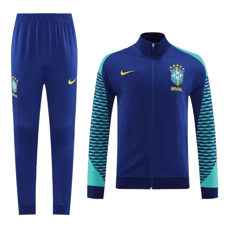 Men Brazil Tracksuit Sweat Shirt Kit (Top+Trousers) 2023/24 - buyjerseyshop.uk