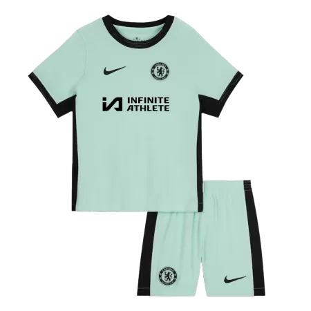 Kids Chelsea Third Away Soccer Jersey Kit (Jersey+Shorts) 2023/24 - buyjerseyshop.uk