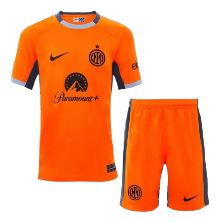Kids Inter Milan Third Away Soccer Jersey Kit (Jersey+Shorts) 2023/24 - buyjerseyshop.uk