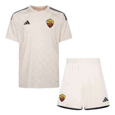 Men Roma Away Soccer Jersey Kit (Jersey+Shorts) 2023/24 - buyjerseyshop.uk