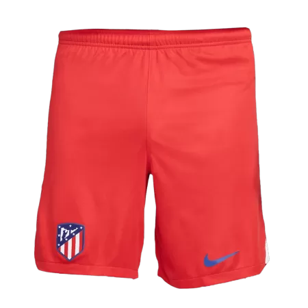 Men's Atletico Madrid Soccer Shorts Home 2023/24 - buyjerseyshop.uk