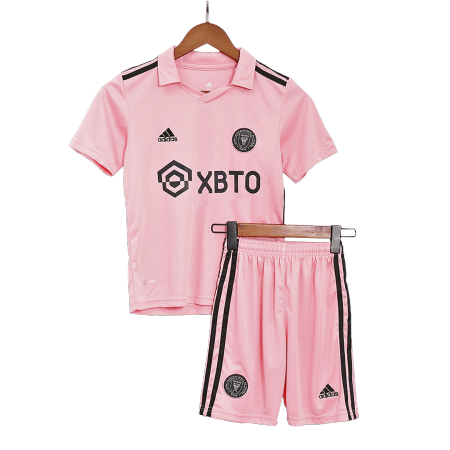 Kids Inter Miami CF Home Soccer Jersey Kit (Jersey+Shorts) 2022 - buyjerseyshop.uk