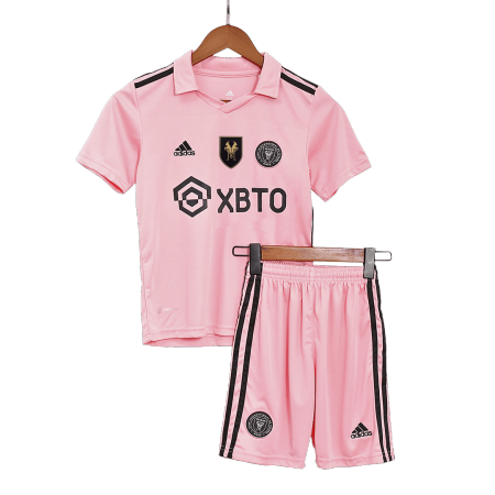 Kids Inter Miami CF MESSI #10 Home Soccer Jersey Kit (Jersey+Shorts) 2023 - buyjerseyshop.uk