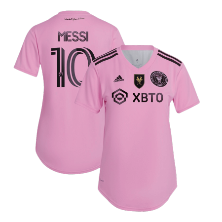 Women Inter Miami CF MESSI #10 Home Soccer Jersey Shirt 2023 - buyjerseyshop.uk