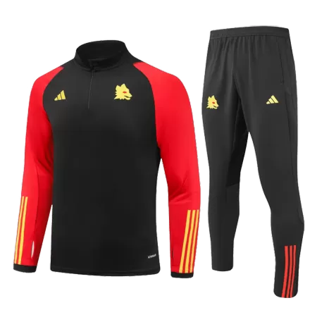 Men Roma Zipper Tracksuit Sweat Shirt Kit (Top+Trousers) 2023/24 - buyjerseyshop.uk