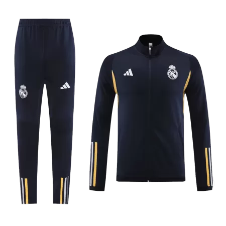 Men Real Madrid Tracksuit Sweat Shirt Kit (Top+Trousers) 2023/24 - buyjerseyshop.uk