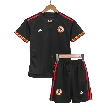 Kids Roma Third Away Soccer Jersey Kit (Jersey+Shorts) 2023/24 - buyjerseyshop.uk