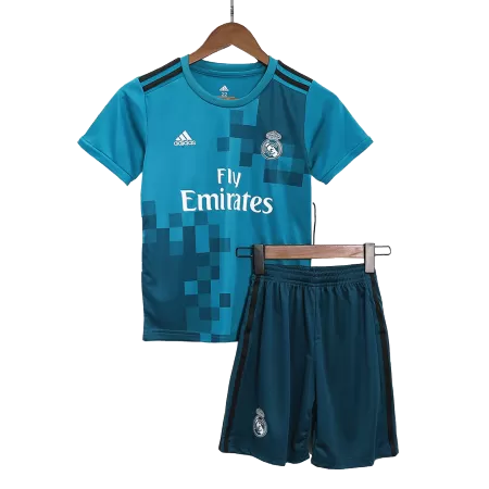 Kids Real Madrid Third Away Soccer Jersey Kit (Jersey+Shorts) 2017/18 - buyjerseyshop.uk