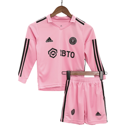 Kids Inter Miami CF Home Soccer Jersey Kit (Jersey+Shorts) 2023/24 - buyjerseyshop.uk