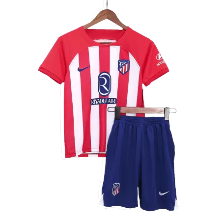 Kids Atletico Madrid Home Soccer Jersey Kit (Jersey+Shorts) 2023/24 - buyjerseyshop.uk