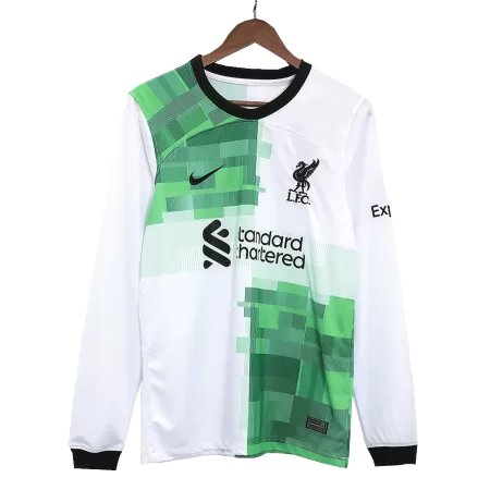 Men Liverpool Away Long Sleeves Soccer Jersey Shirt 2023/24 - buyjerseyshop.uk