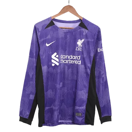 Men Liverpool Third Away Long Sleeves Soccer Jersey Shirt 2023/24 - buyjerseyshop.uk