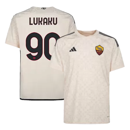 Men Roma LUKAKU #90 Away Soccer Jersey Shirt 2023/24 - buyjerseyshop.uk
