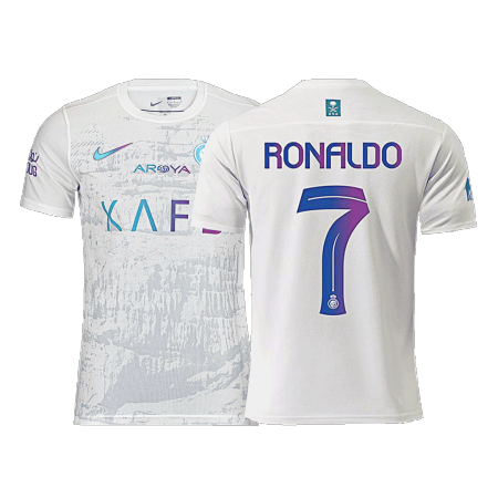 Men Al Nassr RONALDO #7 Third Away Soccer Jersey Shirt 2023/24 - buyjerseyshop.uk