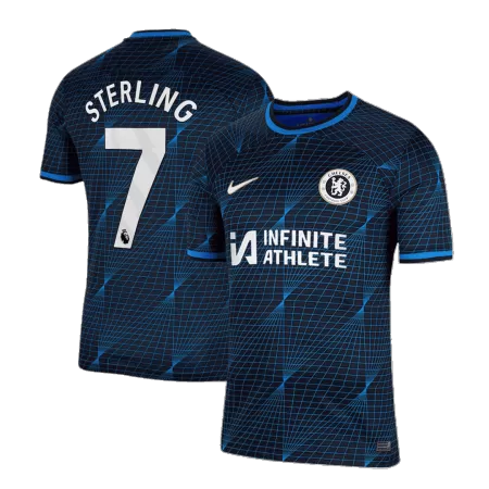 Men Chelsea STERLING #7 Away Soccer Jersey Shirt 2023/24 - buyjerseyshop.uk