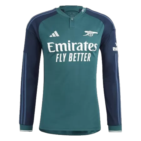 Men Arsenal Third Away Long Sleeves Soccer Jersey Shirt 2023/24 - buyjerseyshop.uk