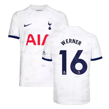 Men Tottenham Hotspur WERNER #16 Home Soccer Jersey Shirt 2023/24 - buyjerseyshop.uk