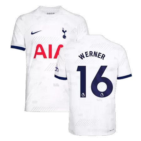 Men Tottenham Hotspur WERNER #16 Home Player Version Jersey 2023/24 - buyjerseyshop.uk