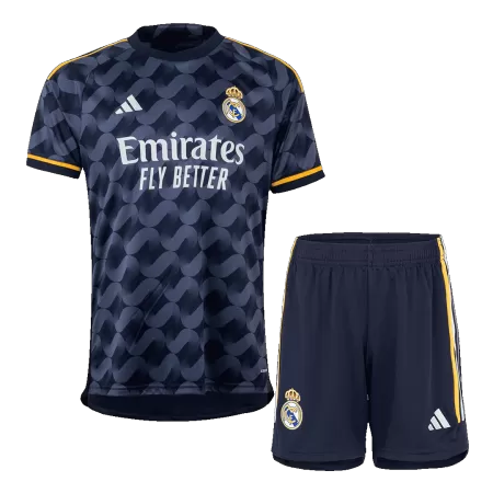 Men Real Madrid Away Soccer Jersey Kit (Jersey+Shorts) 2023/24 - buyjerseyshop.uk