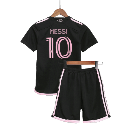 Kids Inter Miami CF MESSI #10 Away Soccer Jersey Kit (Jersey+Shorts) 2023/24 - buyjerseyshop.uk