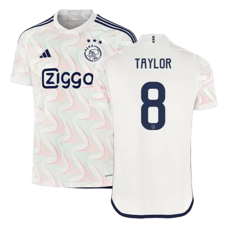 Men Ajax TAYLOR #8 Away Soccer Jersey Shirt 2023/24 - buyjerseyshop.uk