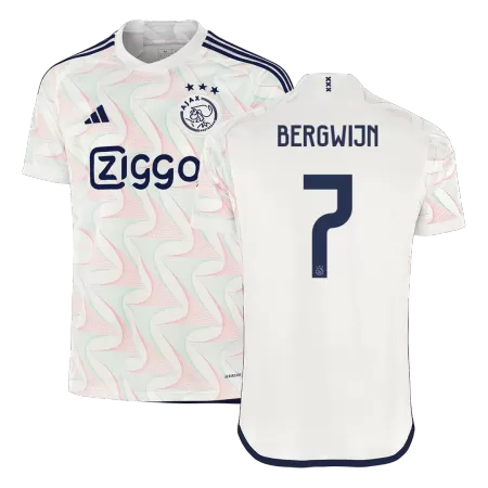 Men Ajax BERGWIJN #7 Away Soccer Jersey Shirt 2023/24 - buyjerseyshop.uk