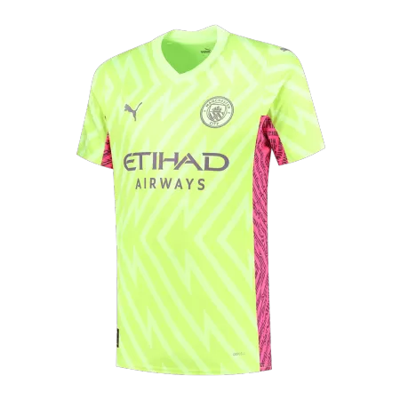Men Manchester City Goalkeeper Soccer Jersey Shirt 2023/24 - buyjerseyshop.uk