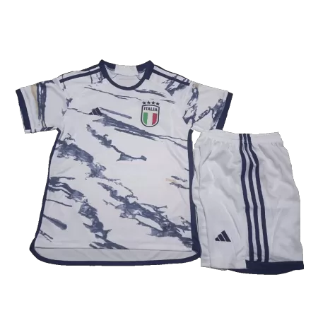 Kids Italy Away Soccer Jersey Kit (Jersey+Shorts) 2023/24 - buyjerseyshop.uk