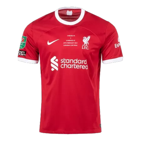 Men Liverpool Home Soccer Jersey Shirt 2023/24 - buyjerseyshop.uk
