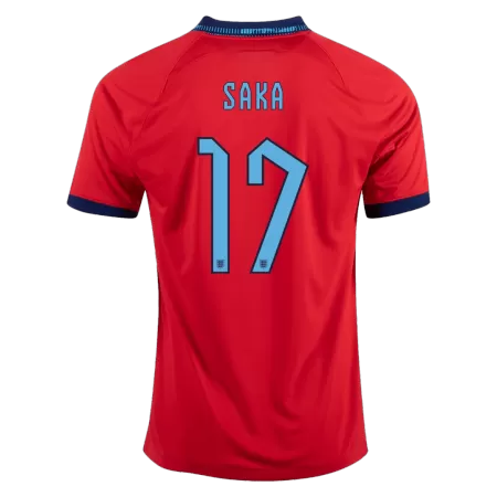 Men England SAKA #17 Away Soccer Jersey Shirt 2022 - buyjerseyshop.uk