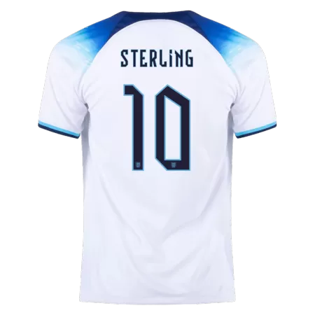 Men England STERLING #10 Home Soccer Jersey Shirt 2022 - buyjerseyshop.uk
