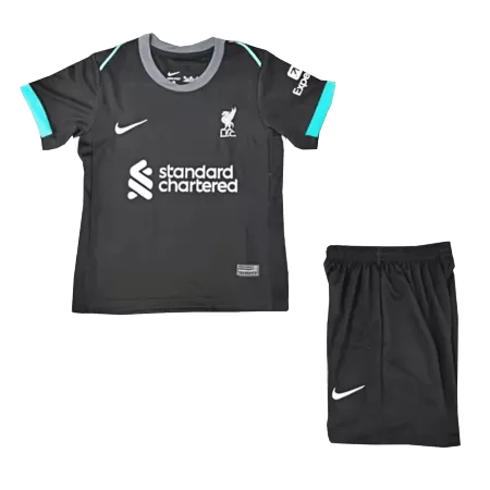 Kids Liverpool Away Soccer Jersey Kit (Jersey+Shorts) 2024/25 - buyjerseyshop.uk