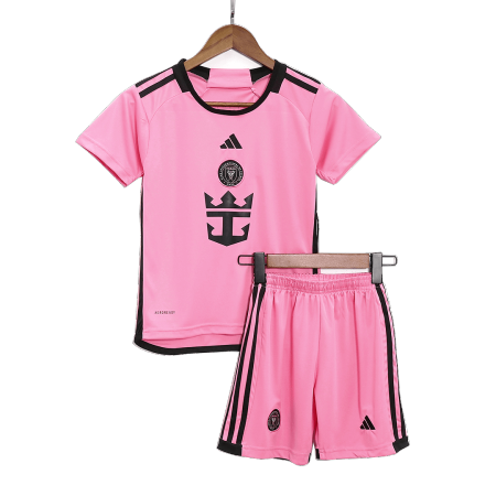Kids Inter Miami CF Home Soccer Jersey Kit (Jersey+Shorts) 2024 - buyjerseyshop.uk