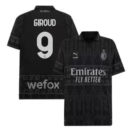 Men AC Milan GIROUD #9 Fourth Away Soccer Jersey Shirt 2023/24 - buyjerseyshop.uk