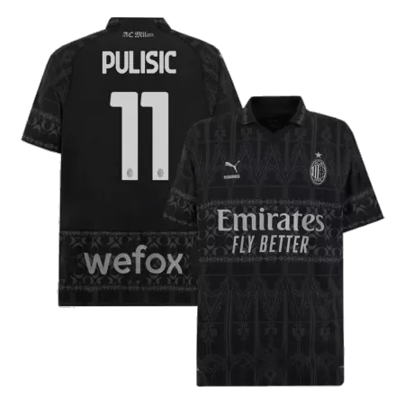 Men AC Milan PULISIC #11 Fourth Away Soccer Jersey Shirt 2023/24 - buyjerseyshop.uk