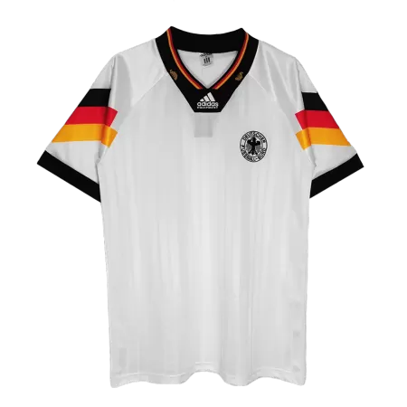 Men Germany Retro Jerseys Home Soccer Jersey 1992 - buyjerseyshop.uk