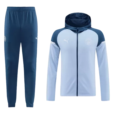 Men's Manchester City Tracksuit Sweat Shirt Kit (Top+Trousers) 2024/25 - buyjerseyshop.uk