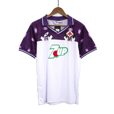 Men Fiorentina Retro Jerseys Away Soccer Jersey 1992/93 - buyjerseyshop.uk