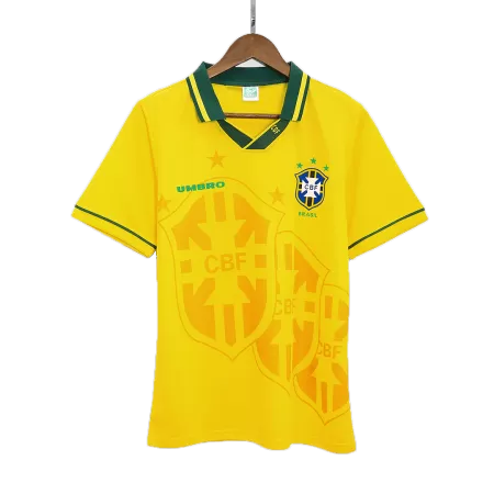 Men Brazil Retro Jerseys Home Soccer Jersey 1993/94 - buyjerseyshop.uk