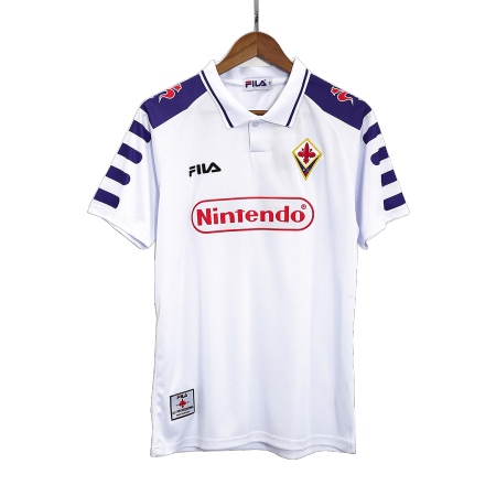 Men Fiorentina Retro Jerseys Away Soccer Jersey 1998/99 - buyjerseyshop.uk