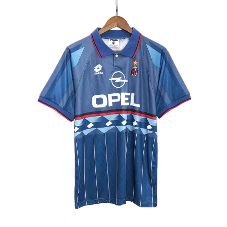 Men AC Milan Retro Jerseys Away Soccer Jersey 1995/96 - buyjerseyshop.uk