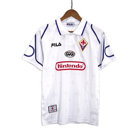 Men Fiorentina Retro Jerseys Away Soccer Jersey 1997/98 - buyjerseyshop.uk